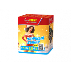 Батарея салютов / Удачный выбор (0,8" х 25)