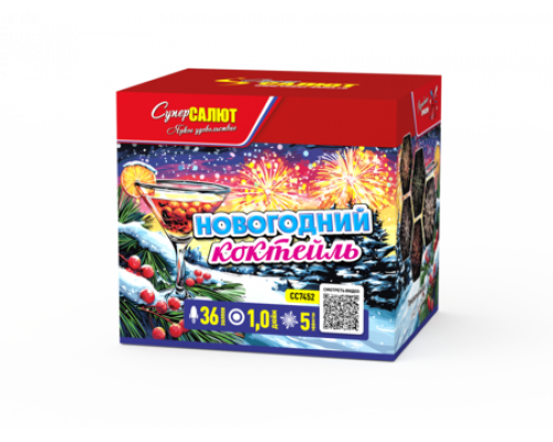 Батарея салютов / Новогодний коктейль (1" х 36)
