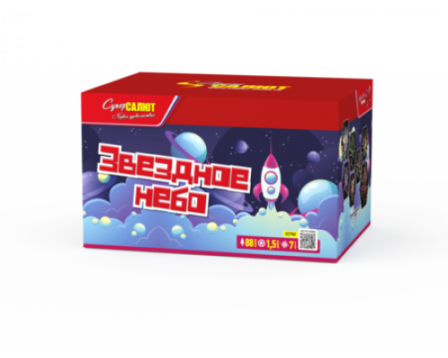Батарея салютов / Звездное небо (1,5" х 88)