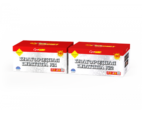 Батарея салютов / Благородная платина (1,2" х 320)